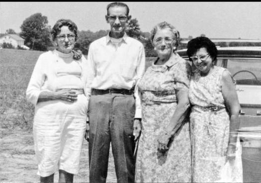 Moore Siblings - Sadie, David (Grandpa), Lula, and Effie