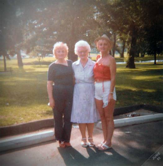 Aunt Ruth, Grandma, and Mom. c1986 